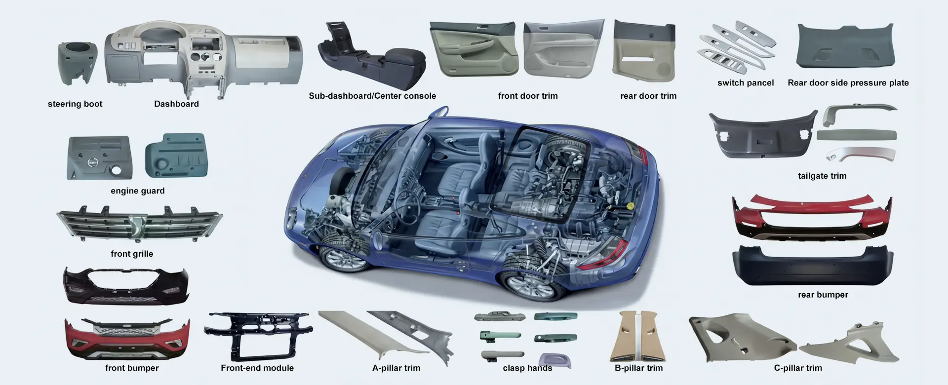 Lieferant von Spritzgussformen für Automobil-Außenteile