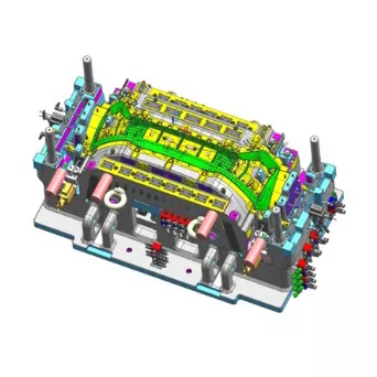 Spritzgussform für die Karosserie der vorderen Stoßstange im Automobilbereich