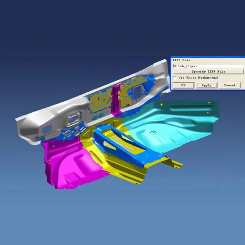 Stanzformen für die Frontplattenmontage im Automobilbereich