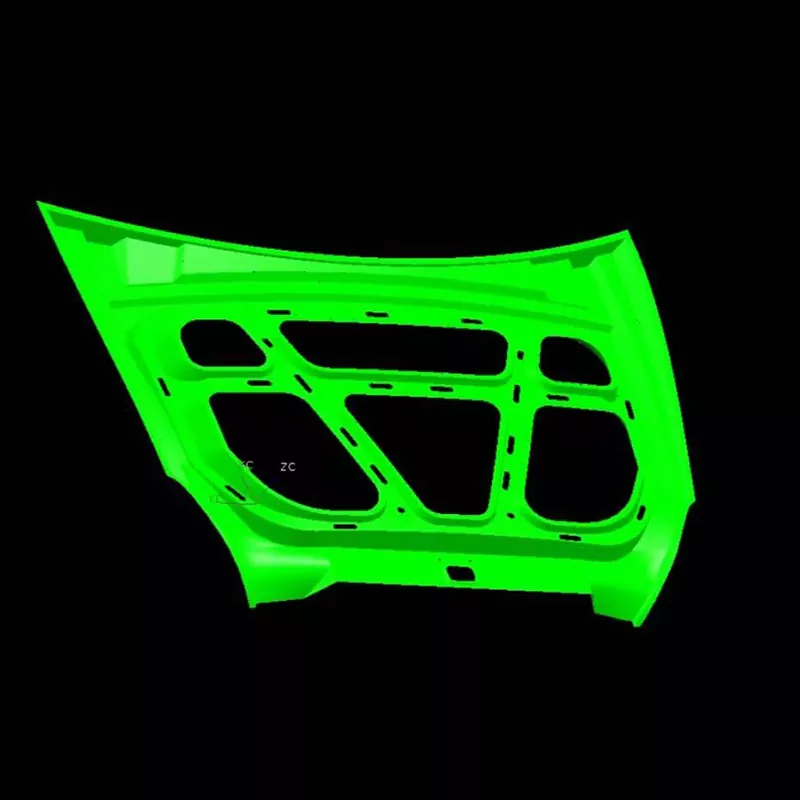 Prägestempel für die Innenverkleidung der Motorhaube von Kraftfahrzeugen