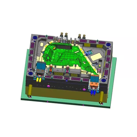 Stanzform für die linke Seitenverkleidung im Automobilbereich