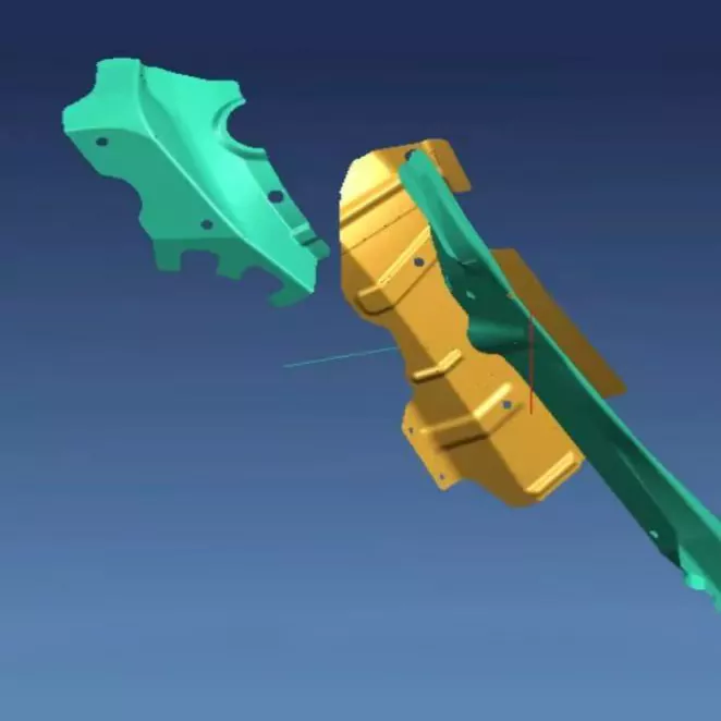 Kleine Stanzformen für Verstärkungsbleche für die Automobilindustrie