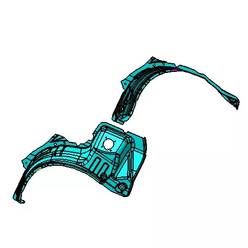 Spritzgussform für Radlauf- und Radabdeckungen im Automobilbereich